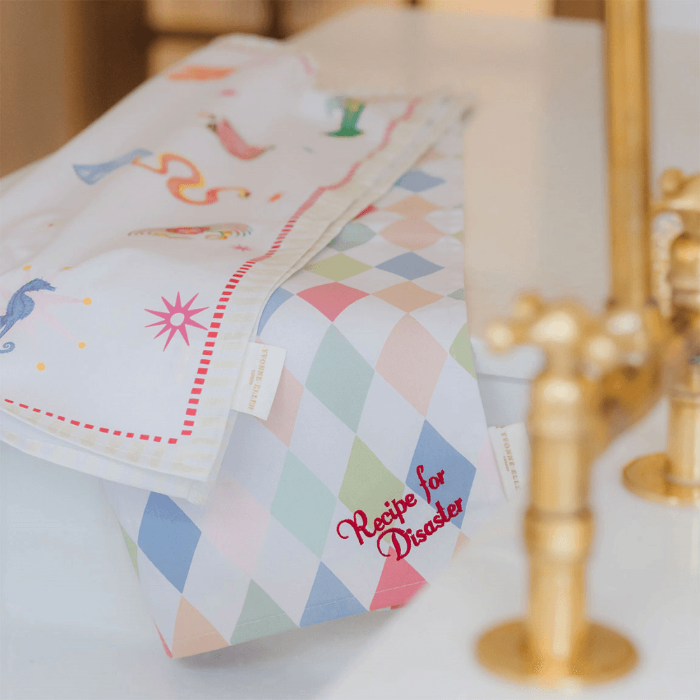 Harlequin Set of 2 Tea Towels, Multi