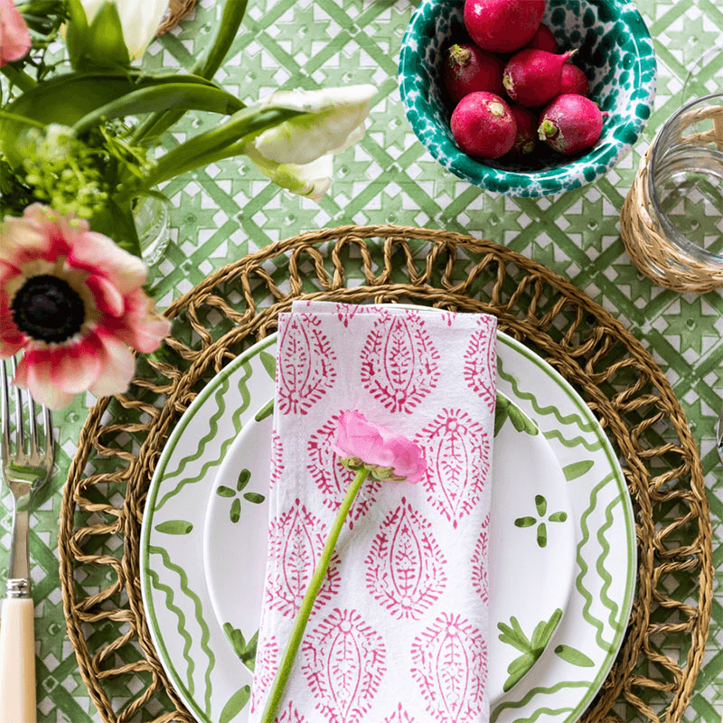 Leaf Set of 4 Napkins