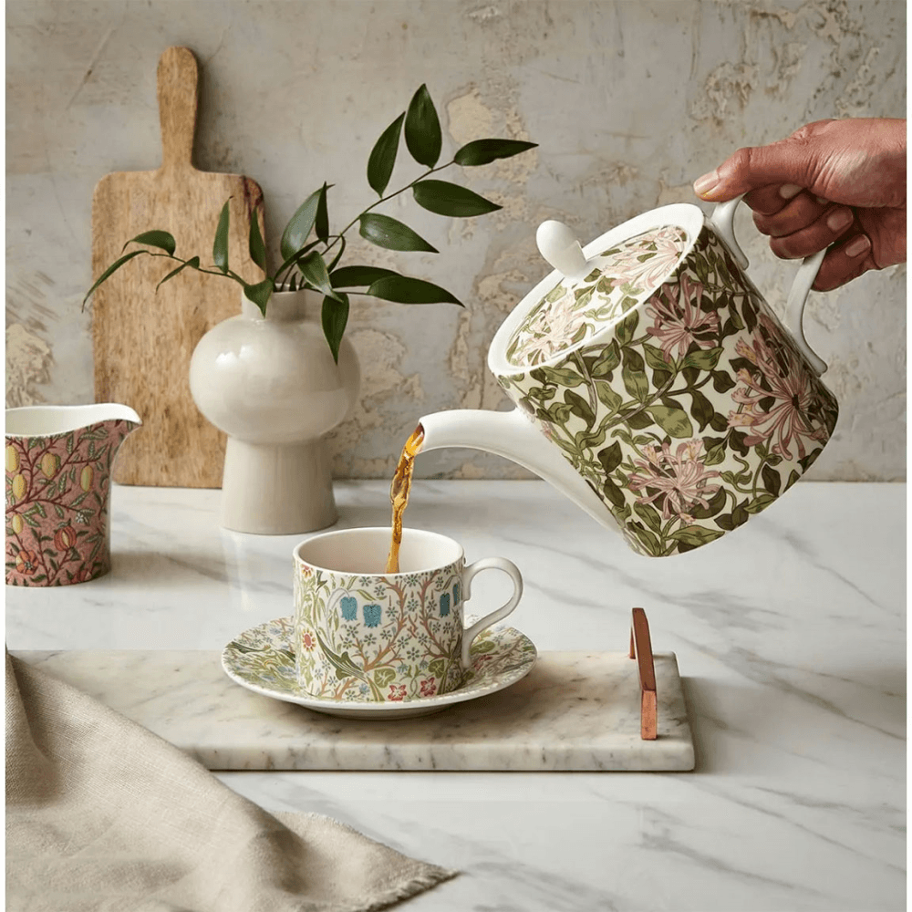 Morris & Co Teapot, Honeysuckle