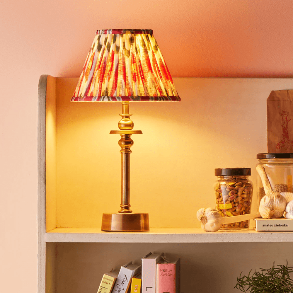 Phileas Rechargeable Table Lamp, Antique Brass