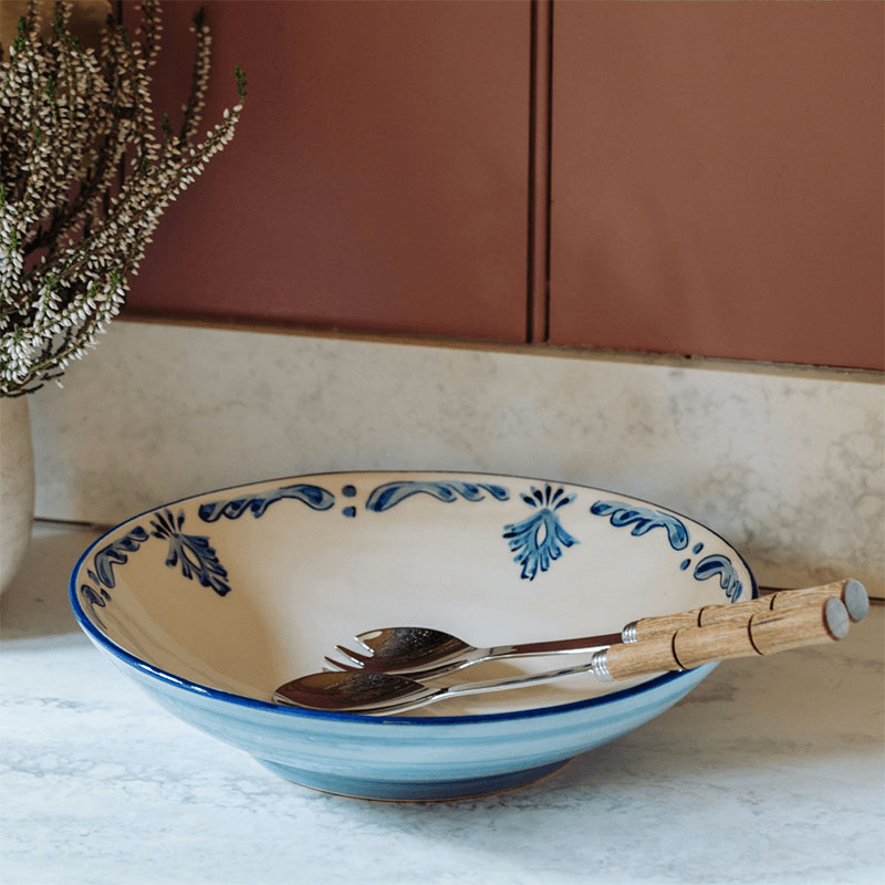Eleanor Serving Bowl, Blue