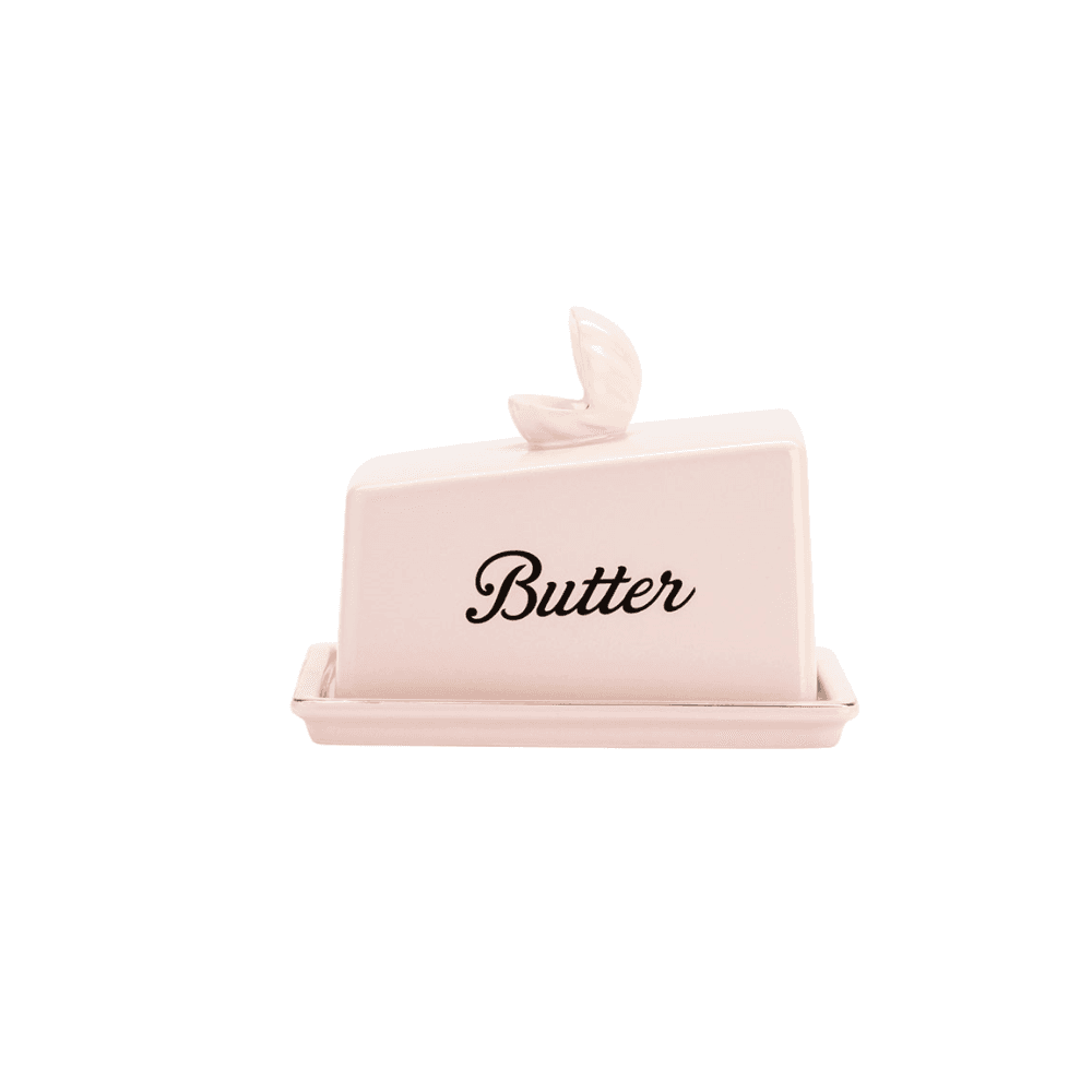 Shell Butter Dish, Pink
