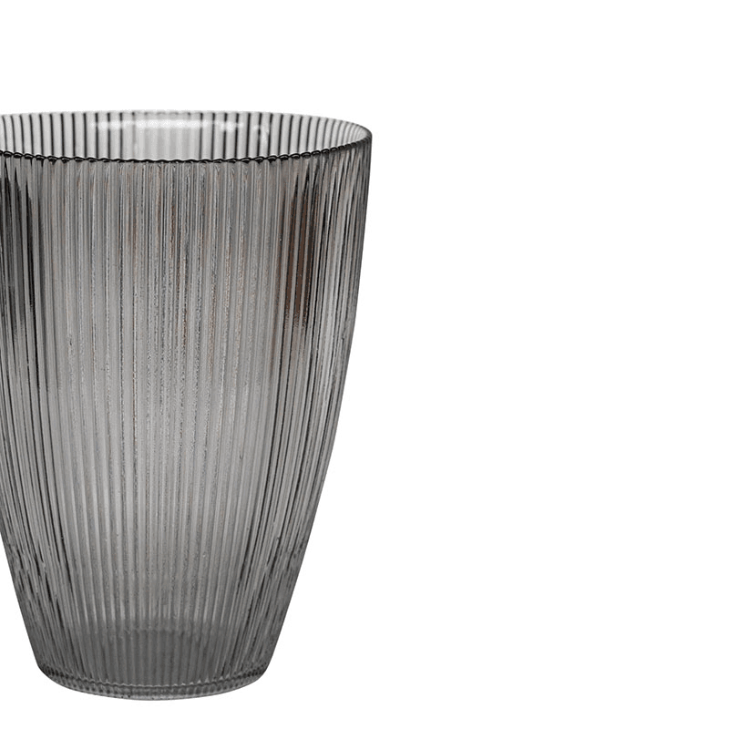 Ribbed Tall Vase