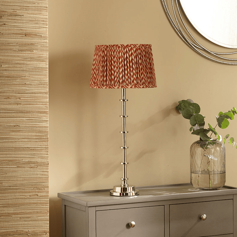 Vienna Chevron Pleated Lampshade