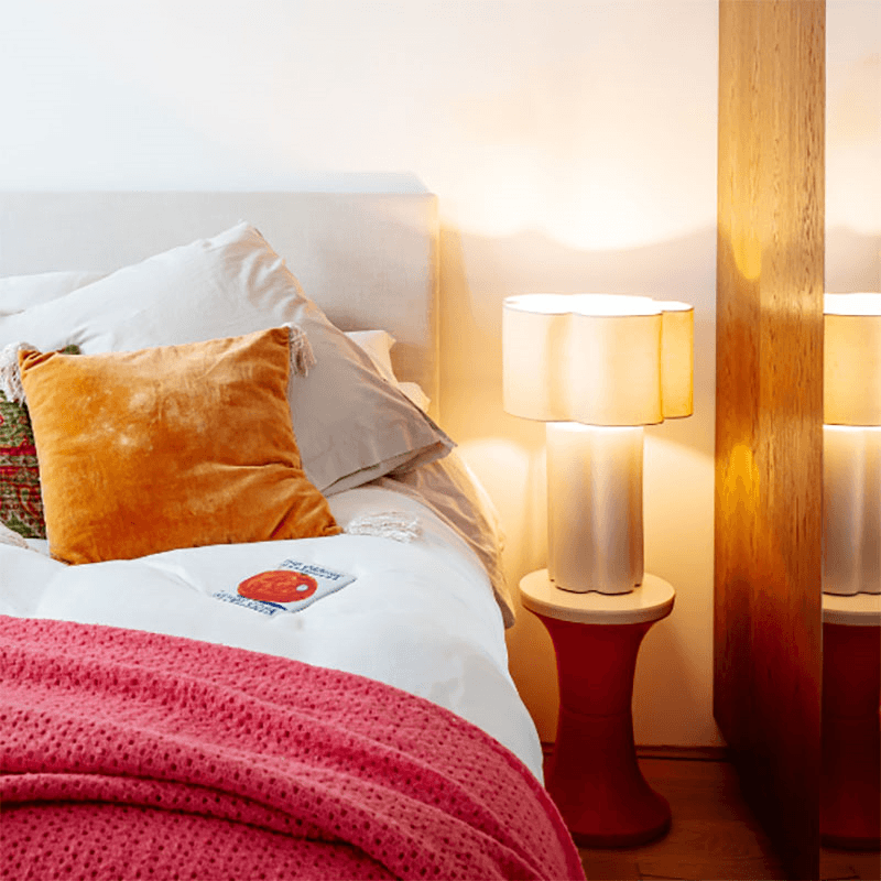 Flower Table Lamp, Opal