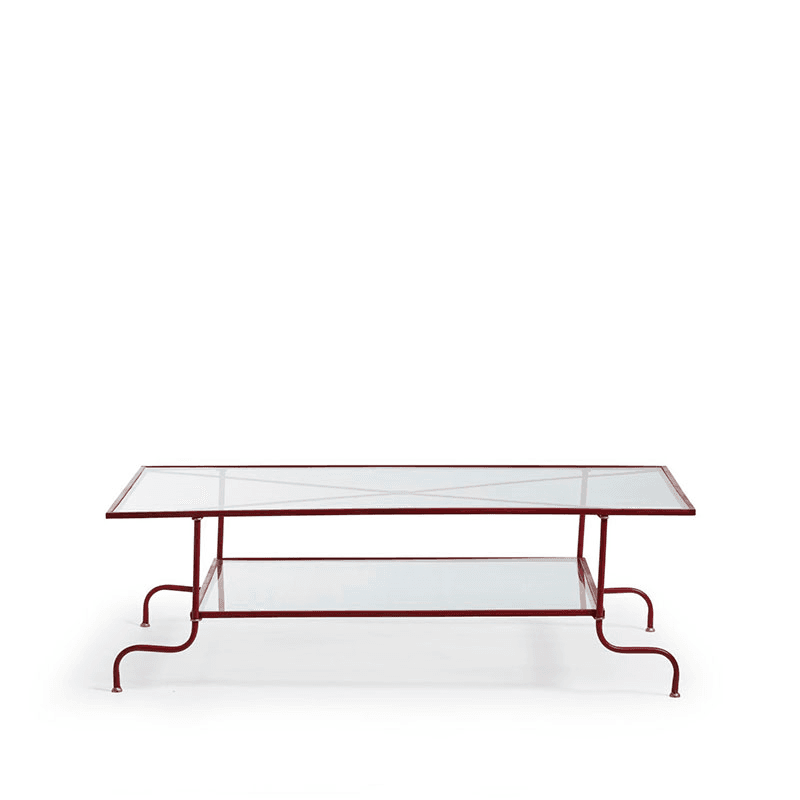 Yulan Coffee Table, Chinese Red
