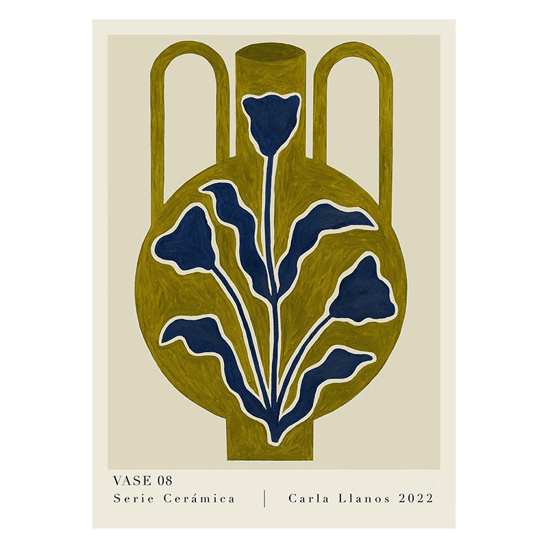 Carla Llanos Vase 08 Print