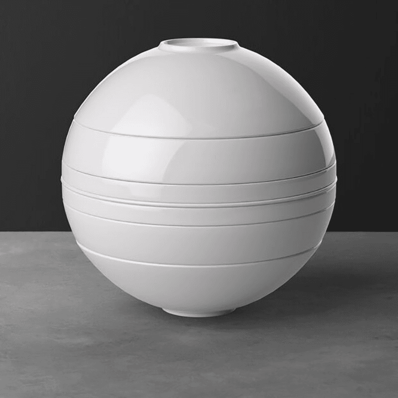 Iconic La Boule Stacking 7 Piece Plate & Bowl Set