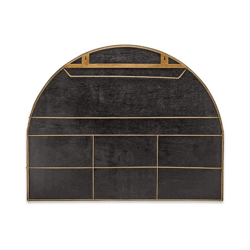 Imoma Overmantle Arch Mirror, Brass
