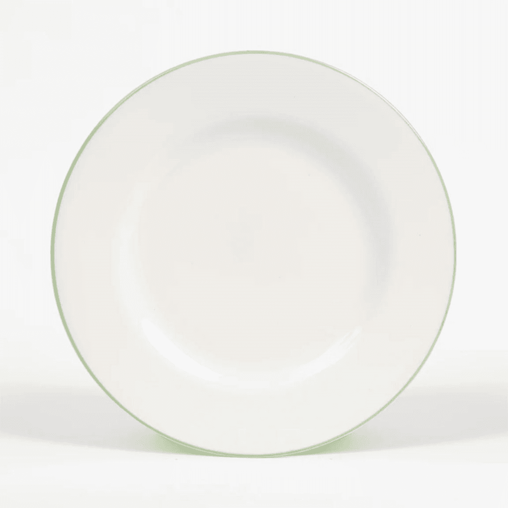 Rimmed Side Plate, Green