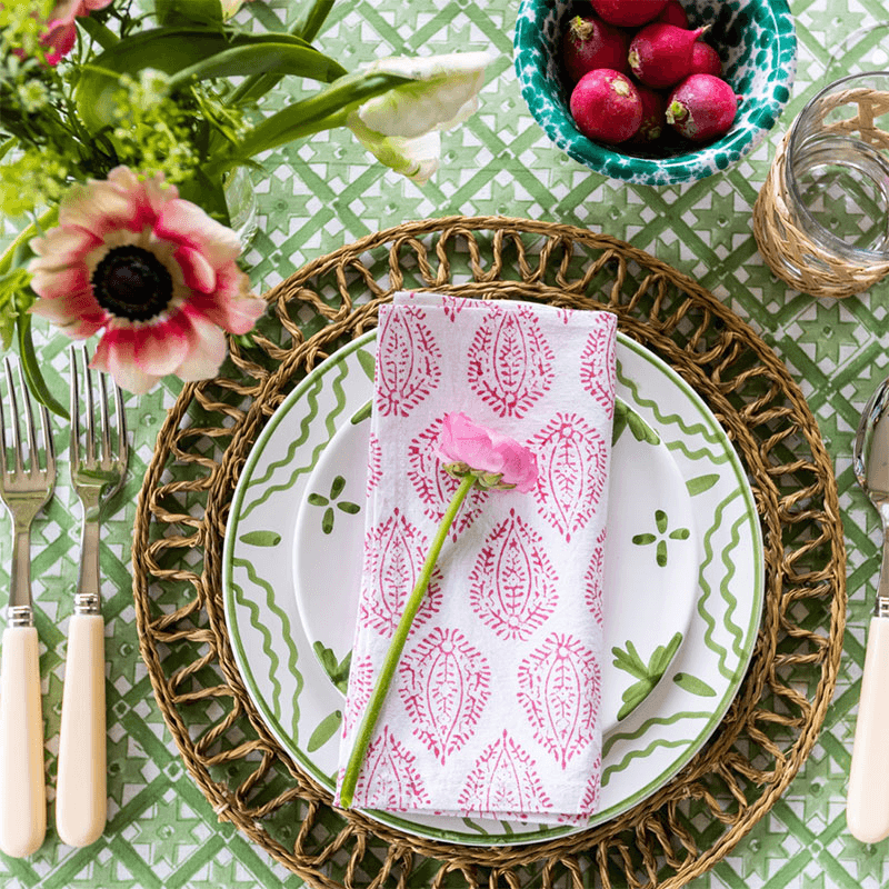 Leaf Set of 4 Napkins