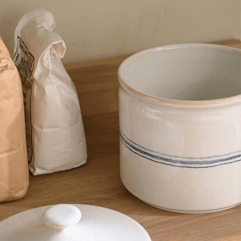 Melbury Large Storage Jar, Blue