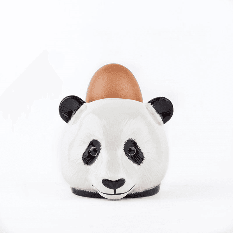 Panda Egg Cup, Black & White