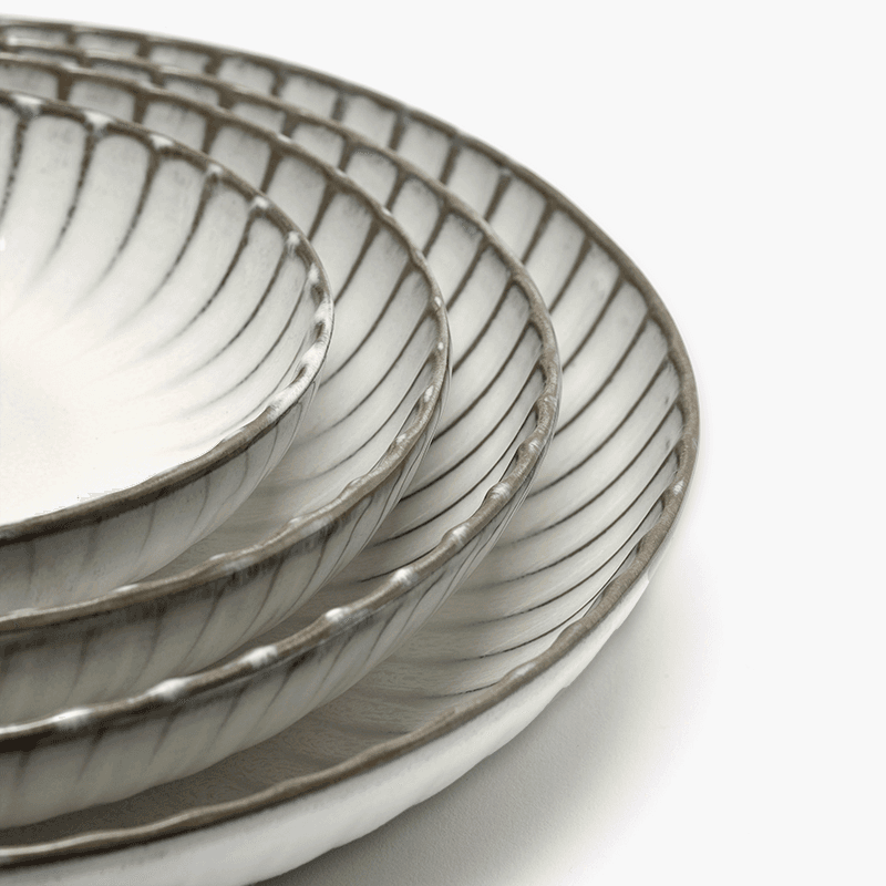 Inku Serving Bowl, White