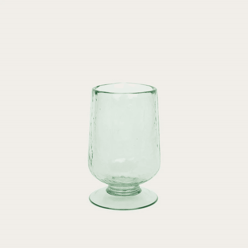 Raynes Hurricane Vase, Green