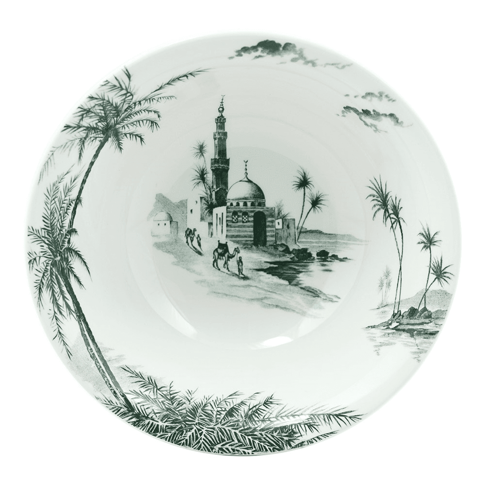 Les Depareillées - Vues d'Orient Cereal bowl, Green