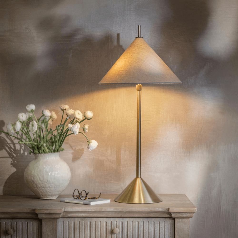 Highfield Spire Table Lamp, Gold
