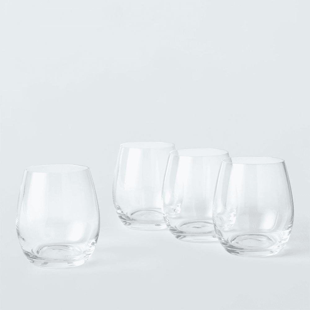 Connoisseur Set of 4 Tumblers, Clear