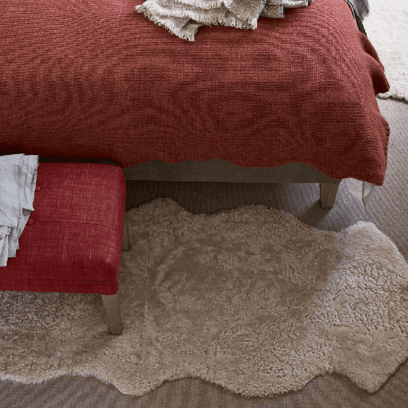 Tussock Sheepskin Rug, Pearl
