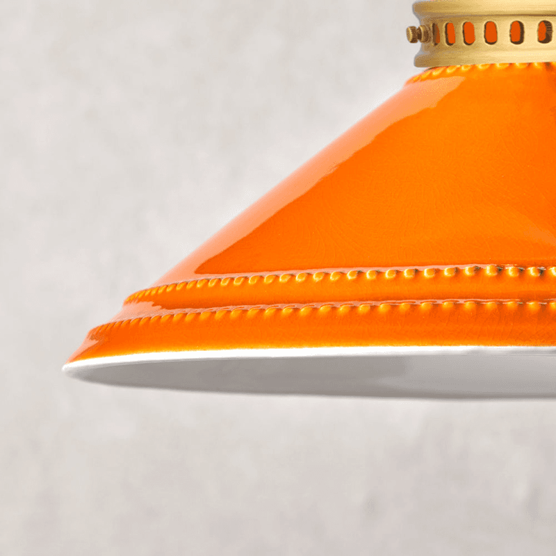Ted Ceramic Shade with Antiqued Silver Gallery