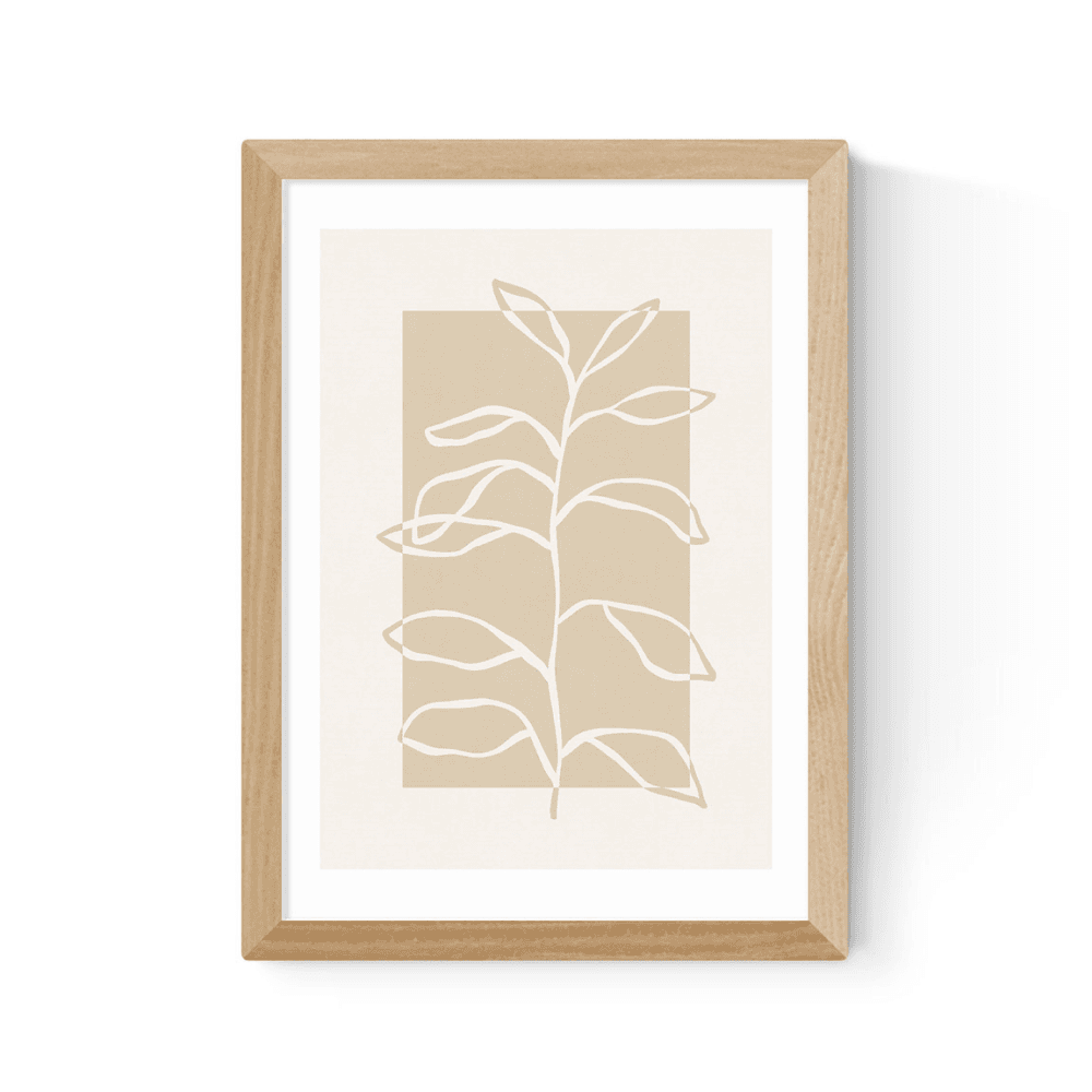 Alisa Galitsyna Framed Botany Print, Oak