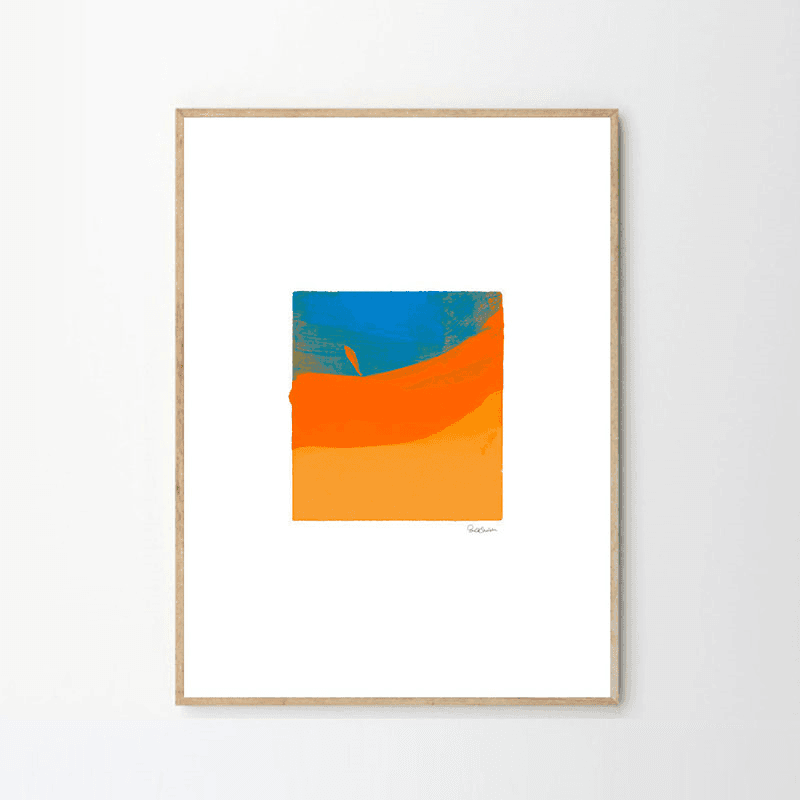 Pernille Sneholm Sunset Wave Print, Orange