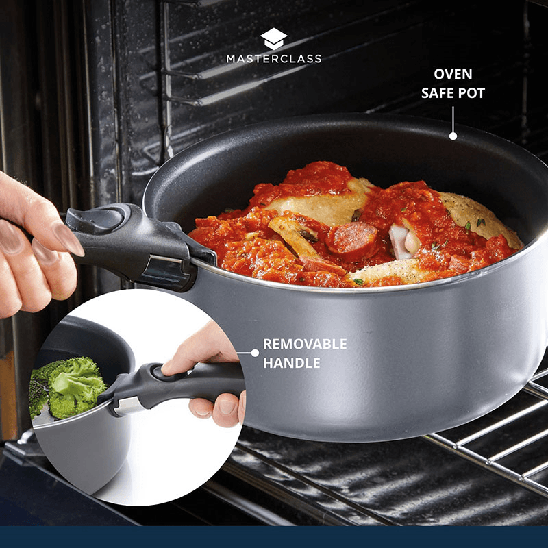 Smart Space Non-Stick Saucepan Set
