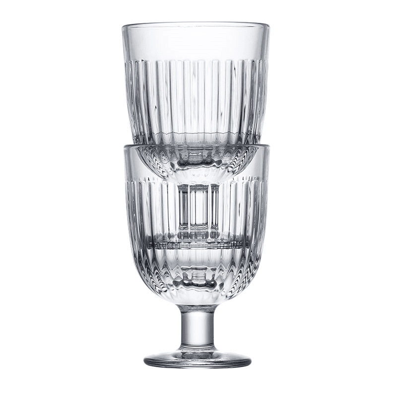 Ouessant Set of 6 Wine Glasses, Clear