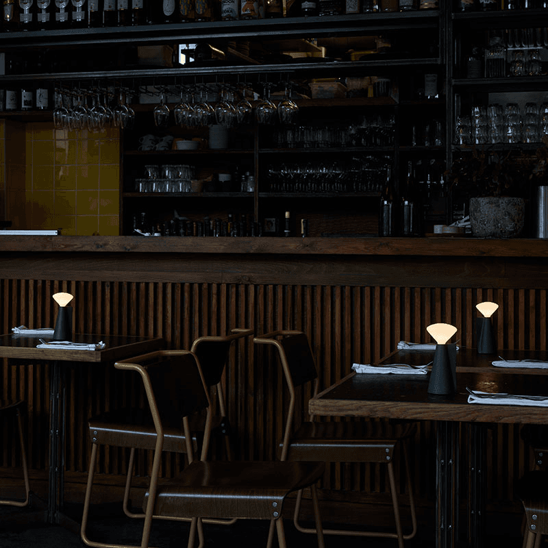 Mantle Portable Lamp with R80 Led Bulb