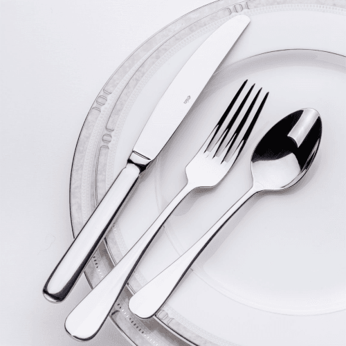Image showing the Meridia Pair of Serving Forks, Mirror Finish Polished product.