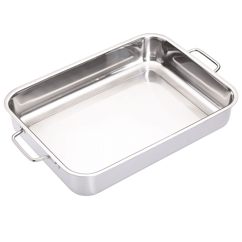 Deep roasting pan, Stainless Steel