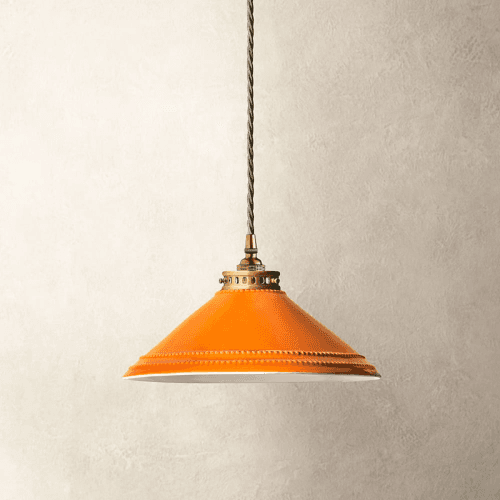 Image showing the Ted Ceramic Shade with Antiqued Silver Gallery product.