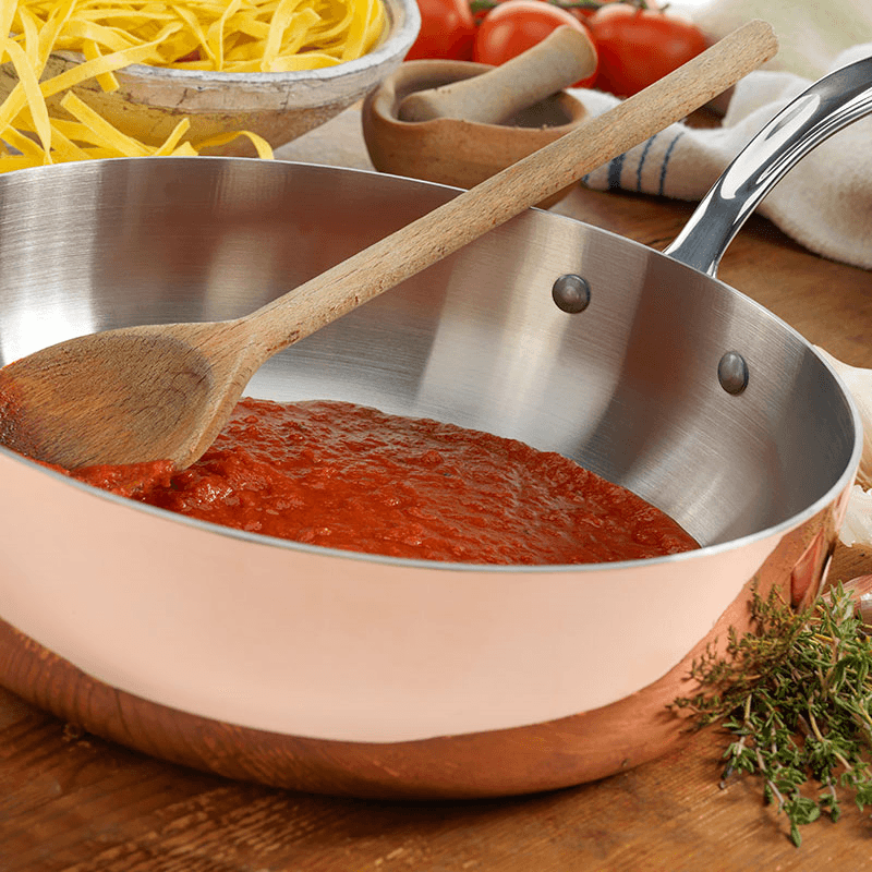 Induction Chefs Pan, Copper