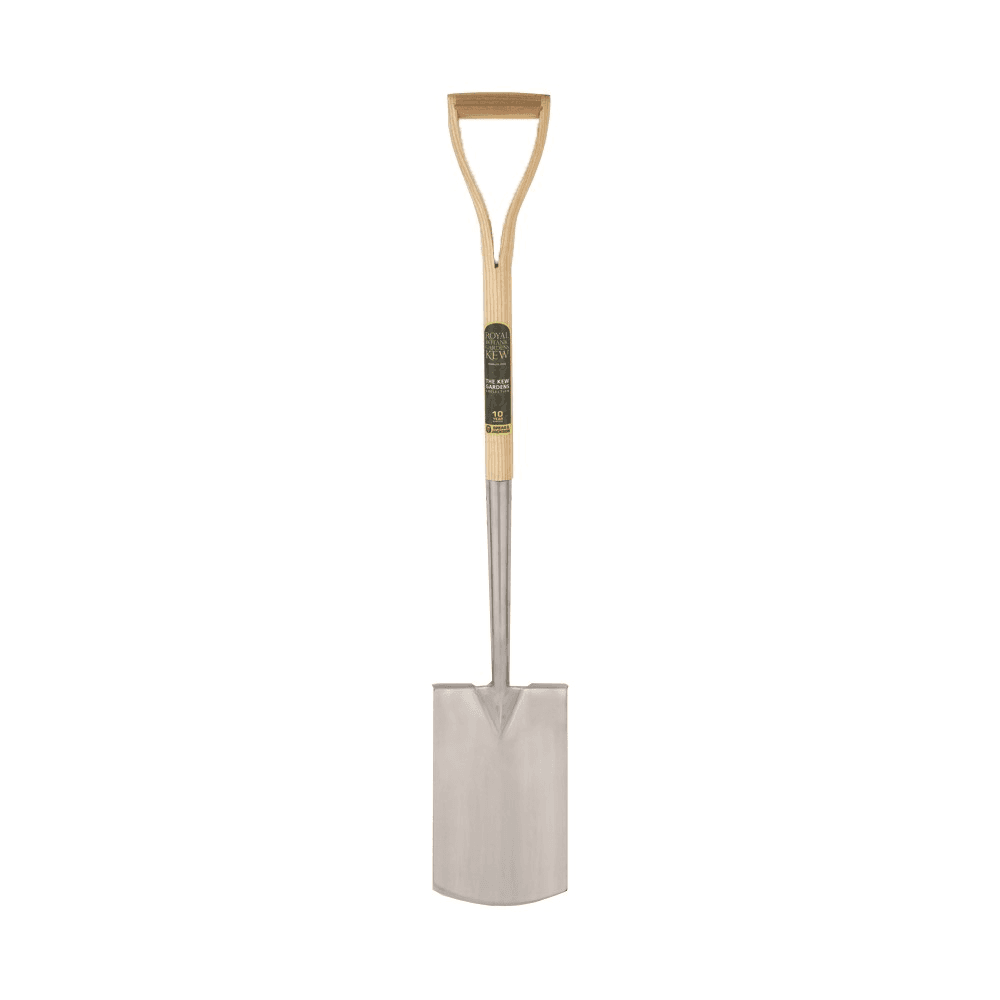 Treaded digging spade, Natural/Silver