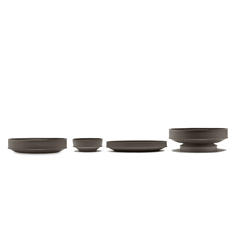 Dune Raised Bowl, Slate