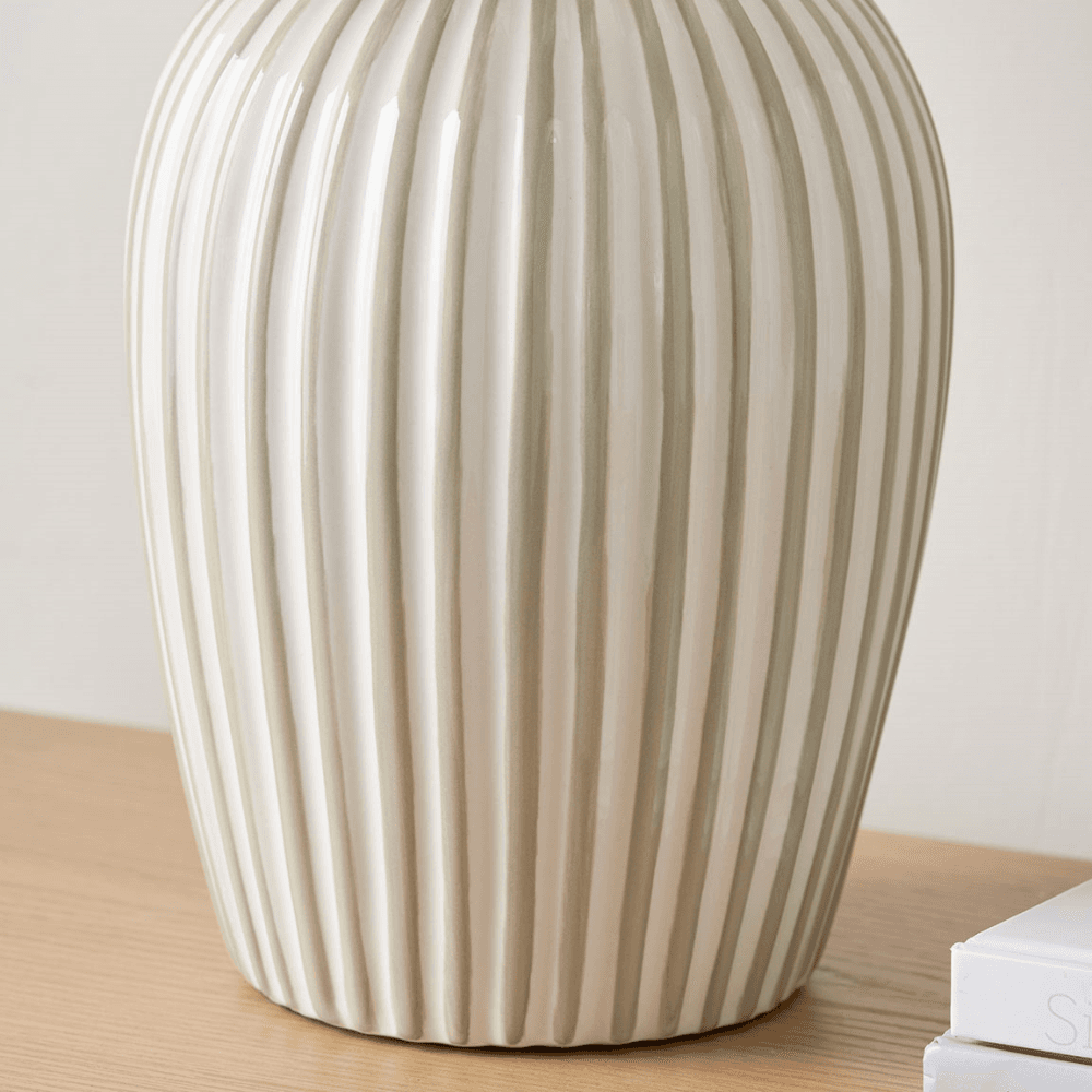 Cannes Stripe Ceramic Table Lamp