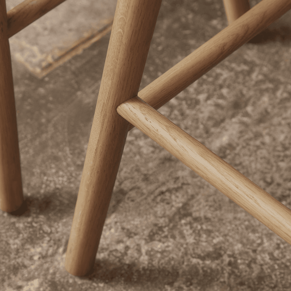 Weathered Oak Counter Stool