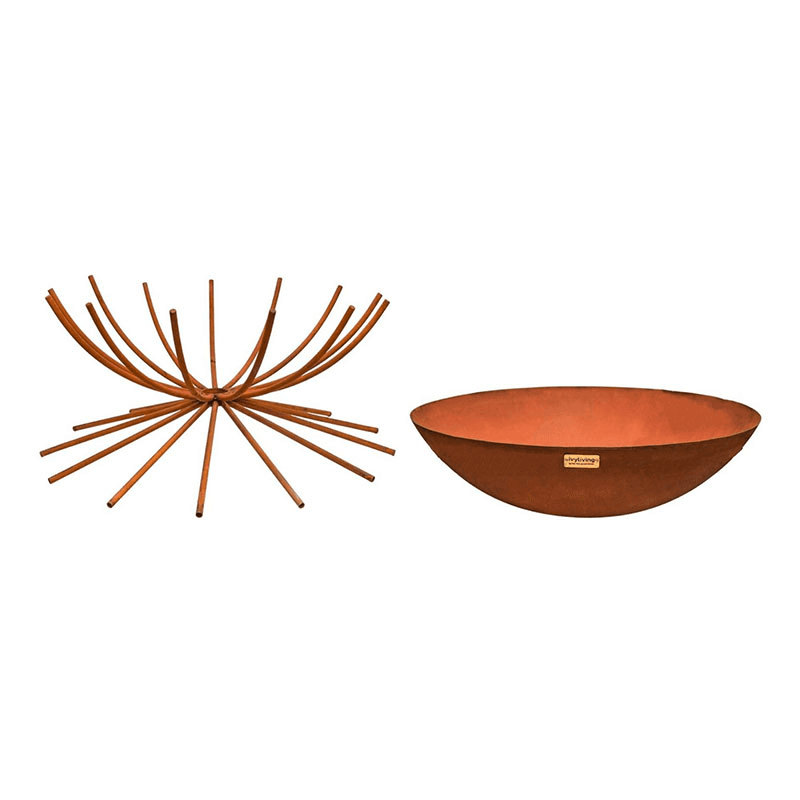 Dakota Metal Fire Pit, Rust