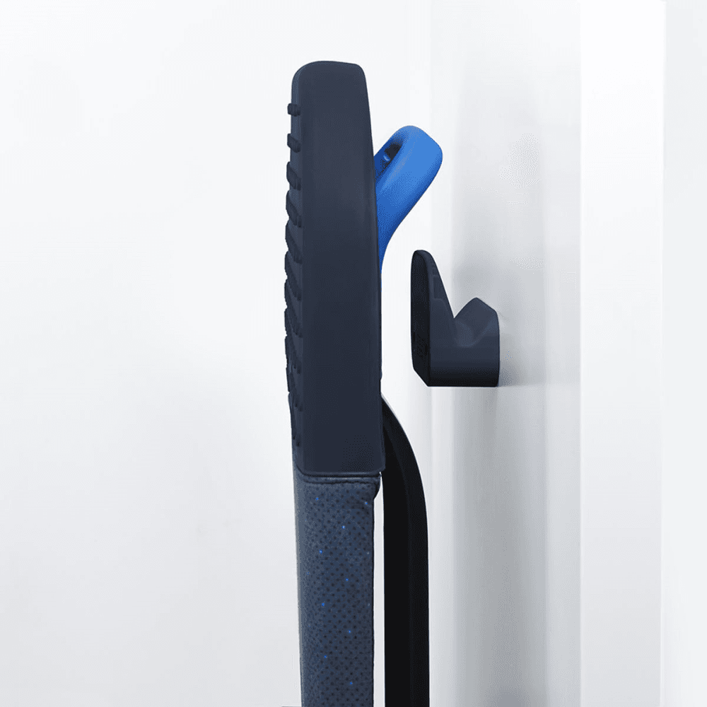 Easy-Store Ironing Board, Black & Blue
