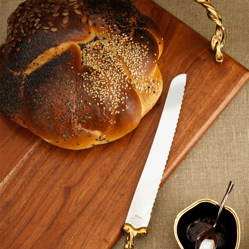 Wisteria Gold Bread Board, Gold