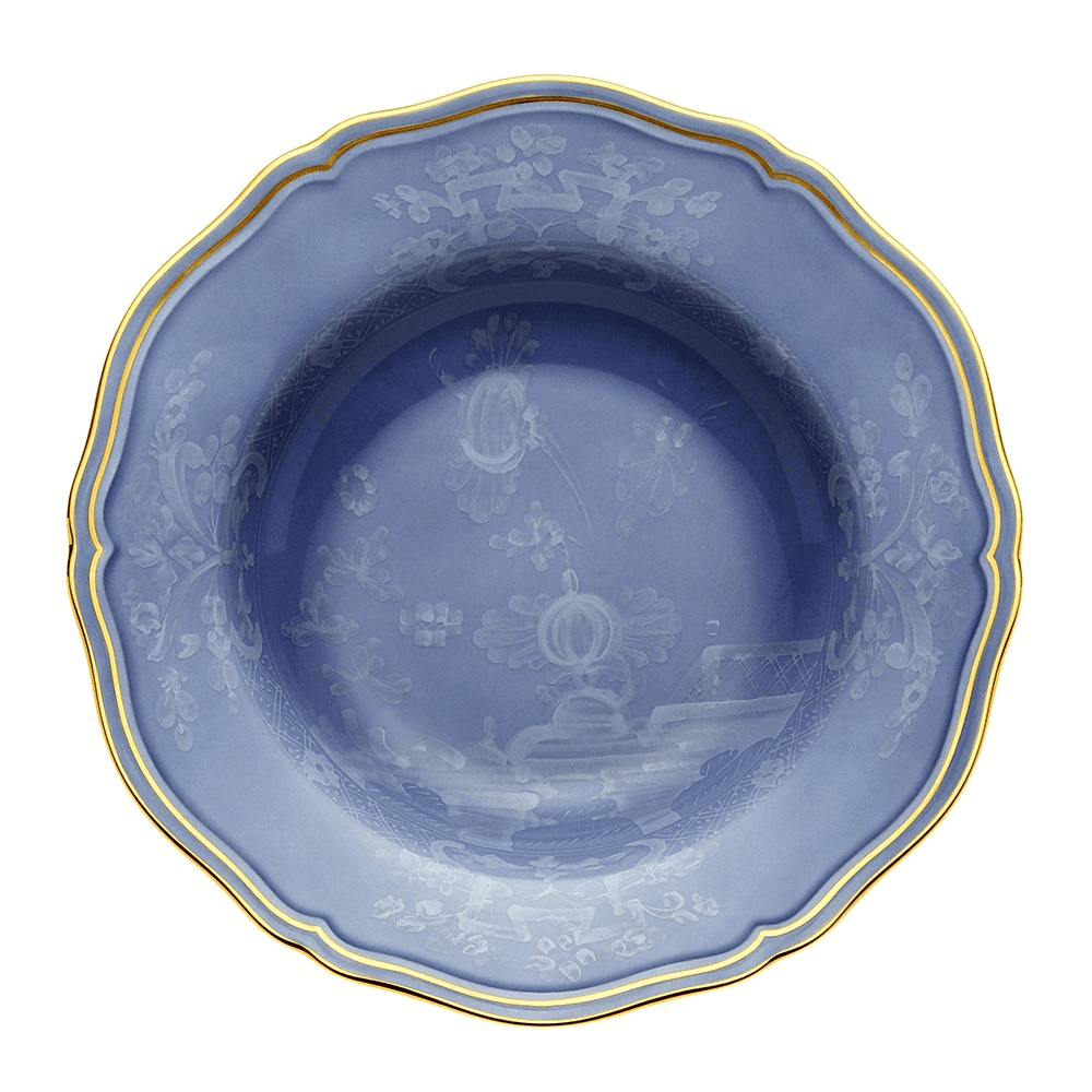 Oriente Italiano Soup plate, pervinca