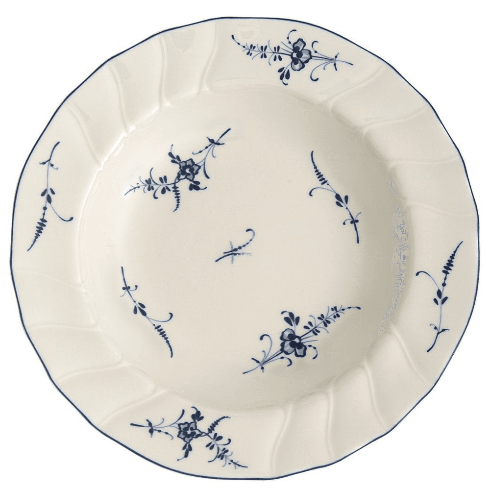 Old Luxembourg Deep plate, Porcelain