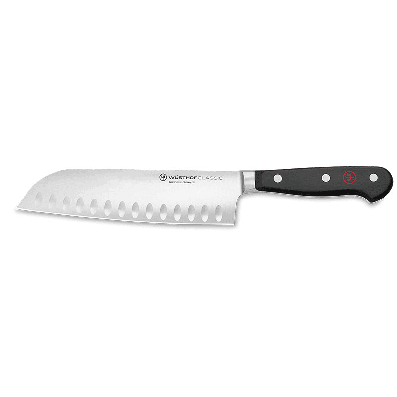 Classic Santoku with Hollow Edge
