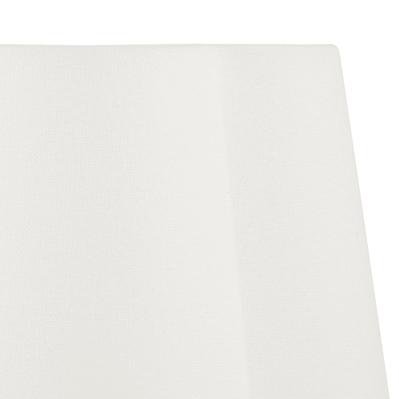 Posy Tapered Scalloped Shade, White