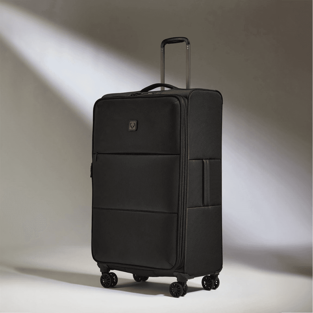 Urban Soft Stripe Expandable Suitcase