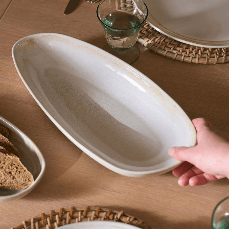 Amberley Oval Platter, Yellow