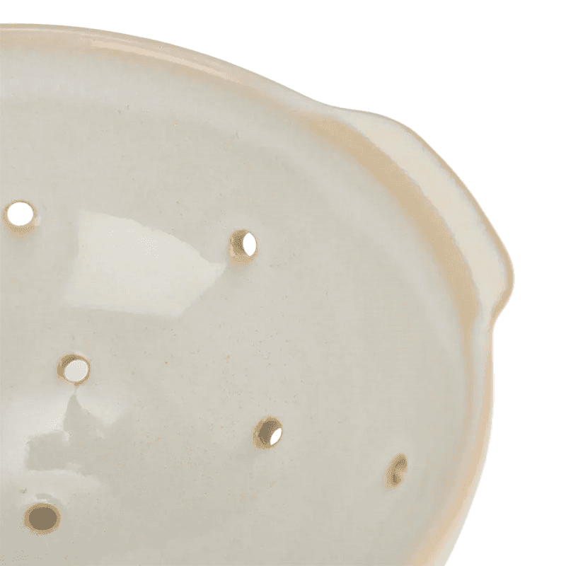 Melbury Colander, White/Blue