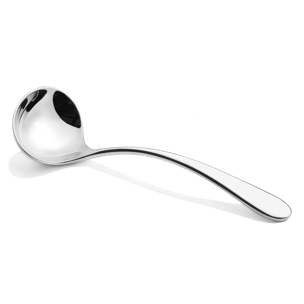 Mulberry Sauce Ladle, Mirror Finish Stainless Steel