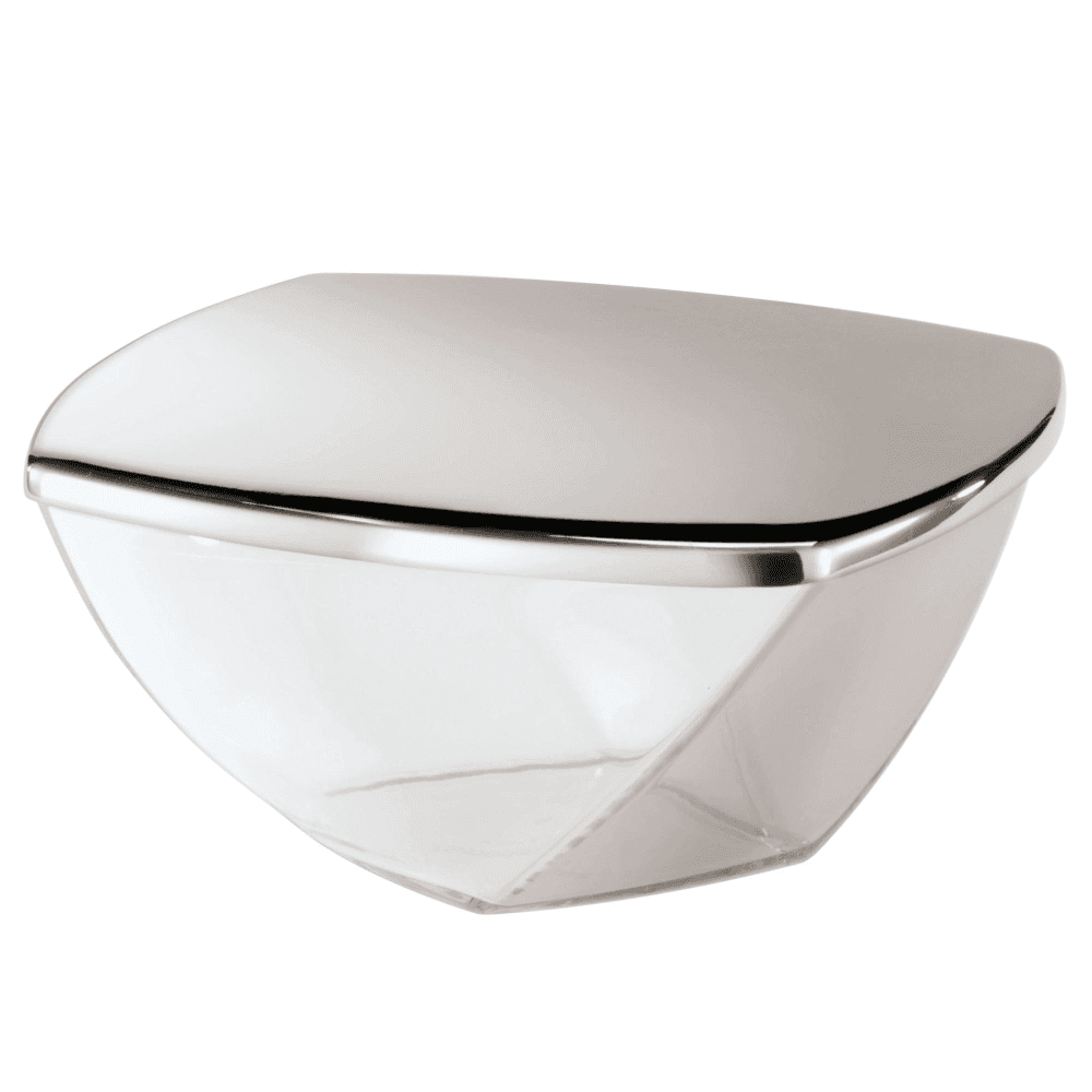 Lucy Cheese pot with cover, silver plate