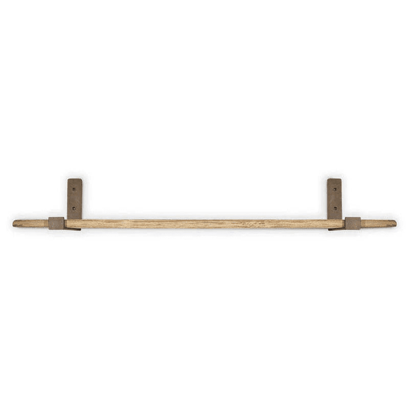 Ibo Reclaimed Wood & Iron Shelf